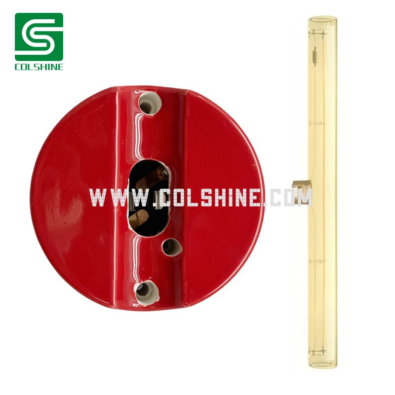 Porcelain Linestra S14D Base Linear Lamp Socket